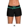 thumbnail image 4 of Pantalones cortos de baño de cintura baja Toystoory Verde negro SG, 4 of 6