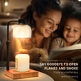thumbnail image 7 of KLL Candle Warmer Lamp with Timer: Home Decor House Warming Gifts for New Home - Birthday Gifts for Women Mothers Day Birthday - Wax Melt Warmer for Jar Candles with 2 Bulbs, 7 of 7