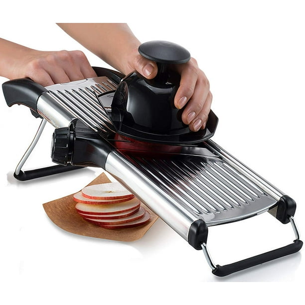 Gourmia GMS9105 Adjustable Stainless Steel Mandoline Slicer DialStyle