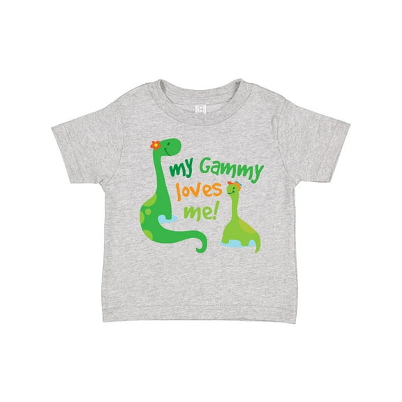 Inktastic My Gammy Loves Me Grandson Dinosaur Boys Toddler T-Shirt