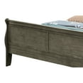thumbnail image 3 of Glory Furniture Louis Phillipe Queen Sleigh Bed in Gray, 3 of 5