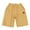 Yellow, variant on Kids Boys Cargo Shorts Elastic Waist – Versatile Summer Bottoms in Sizes 110-160, Comfortable Casual Outdoor Playwear with Functional Pockets for Daily Adventures