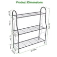 thumbnail image 5 of Moclever 3 Tier Metal Plant Stand, Flower Pot Holder 88lbs Load Utility Storage Organizer for Living Room Garden Patio, Grey, 5 of 9