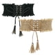 thumbnail image 1 of 2 piezas de cinturones anchos de ocio retro para mujer, para fiesta, club, ropa de graduación, cinturones de vestir para mujeres y niñas, 1 of 5
