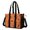 Halloween Pumpkin Buffalo Plaid Pattern, variant on Witch Pumpkin Halloween Pattern Utility Tote Bag, Teacher Tote with Multi Pockets & Removable Strap, Large Capacity Gifts for Work School Travel