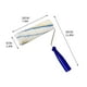 thumbnail image 3 of Rodillo de pintura profesional para paredes y techos | Aplicador de pintura al óleo de acabado liso | Mango cómodo para pintar | Incluye 1 cepillo para rodillo, 3 of 6