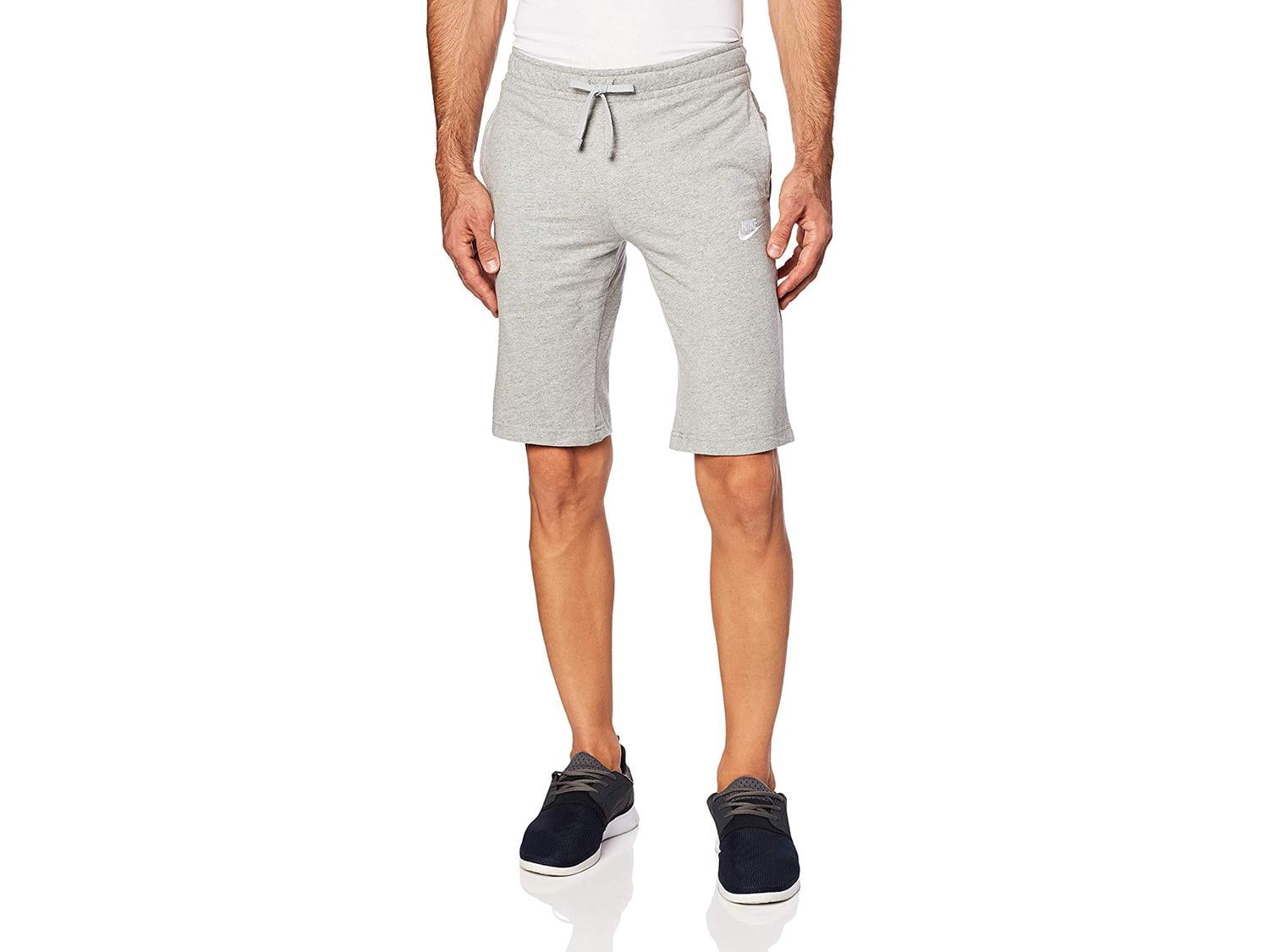 nike club shorts dark grey