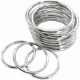 thumbnail image 1 of Miangastore 20Pcs Macrame Hoops Ring: 2 Inch Metal Craft Hoops for DIY Dreamcatcher Floral Macrame Rings - Metal for Hanging Plants Wedding Wall Decoration, 1 of 8