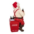 thumbnail image 4 of Kurt Adler Fabriché Coca-Cola Santa On Cooler Christmas Table Piece, 10.5", 4 of 4