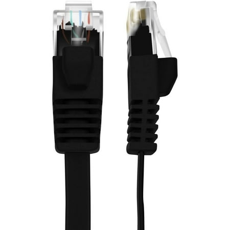 GearIt Cat6 Ethernet Flat Cable Cat6 Patch 3' Snagless RJ45 Computer LAN Network Cord (Compatible with 24 48 Port Switch POE Rackmount 24port Gigabit)