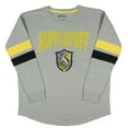 thumbnail image 5 of Harry Potter Hufflepuff Lightweight Embroidered Varsity Jersey Pullover Long Sleeve Tops For Women, 5 of 5