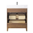 thumbnail image 6 of Vanity Art 30" Bathroom Vanity with Sink and Engineered Marble Top, Freestanding Storage Cabinet with 2 Drawers and 1 Flip Down Tray, 6 of 8