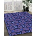 thumbnail image 2 of Ahgly Company Indoor Square Patterned Blue Whale Blue Area Rugs, 4' Square, 2 of 6