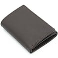 thumbnail image 4 of Men's Brown Leather Trifold Wallet with ID Window, Key Holder, and RFID Protection, 4 of 7
