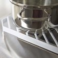 thumbnail image 2 of Sink Dish Drainer Coated Steel Kitchen Sponge Holder Tool Corner Sink Sponge Drainer White, 2 of 5
