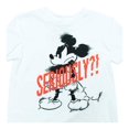 thumbnail image 3 of Playera Mickey Mouse para Niño Estampado Seriously? Blanco Talla 8, 3 of 4