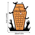 thumbnail image 1 of Calendario de cuenta regresiva de Halloween, decoración de calabaza de Halloween, modelado de ataúd, cuenta atrás, adorno de vacaciones, regalo de bricolaje en movimiento, 1 of 4