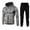 Grey, variant on Winter Mens Hooded Polka Dot Hoodie Hoodie Sportswear Fitness Suit Clothes