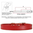 thumbnail image 3 of Faux Leather Collar Metal Buckle Pet Collar Adjustable Pet Collar for Small Dogs, 3 of 10