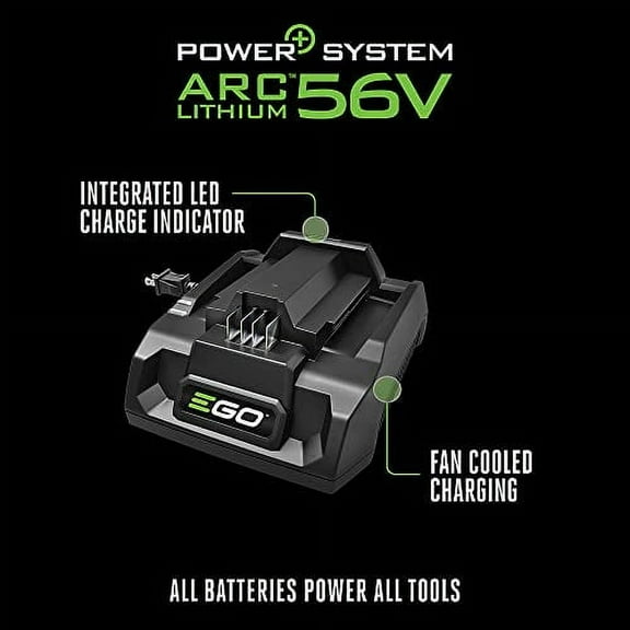 EGO Power  CH3200 56-Volt Lithium-ion 320W Speed Charger, Black