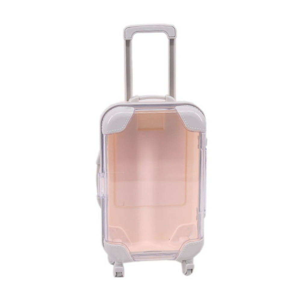 Cuteam Luggage Toy,Doll Suitcase Lovely Exquisite Plastic 18 Inch American Baby Doll Luggage for