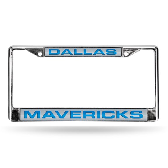 Dallas Basketball Mavericks Chrome Metal License Plate Frame Holder