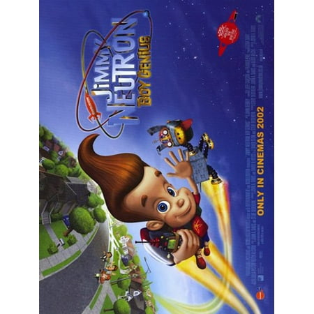 jimmy neutron boy genius movie poster 17 x 11 walmart com