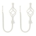 thumbnail image 4 of 2PCS METAL SPIRAL CURTAIN TIE BACK HOOK HOLDBACK HOLD BACKS HOLDER White, 4 of 6