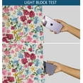 thumbnail image 6 of Vargottam Room Darkening Curtains - Meadow Bloom Pattern, Set of 2 Panels, 52" x 96" - Grommet-Top Blackout Window/Door Drapes for Bedroom, Nursery & Living Room - Multicolor, 6 of 9