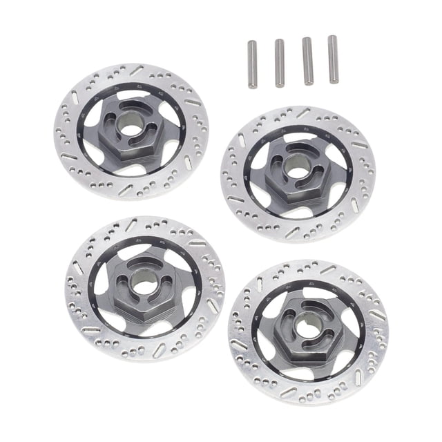 Adaptador hexagonal de disco de freno de metal para coche RC de 12 mm para decoración de coche de carreras todoterreno 1/10 titanio