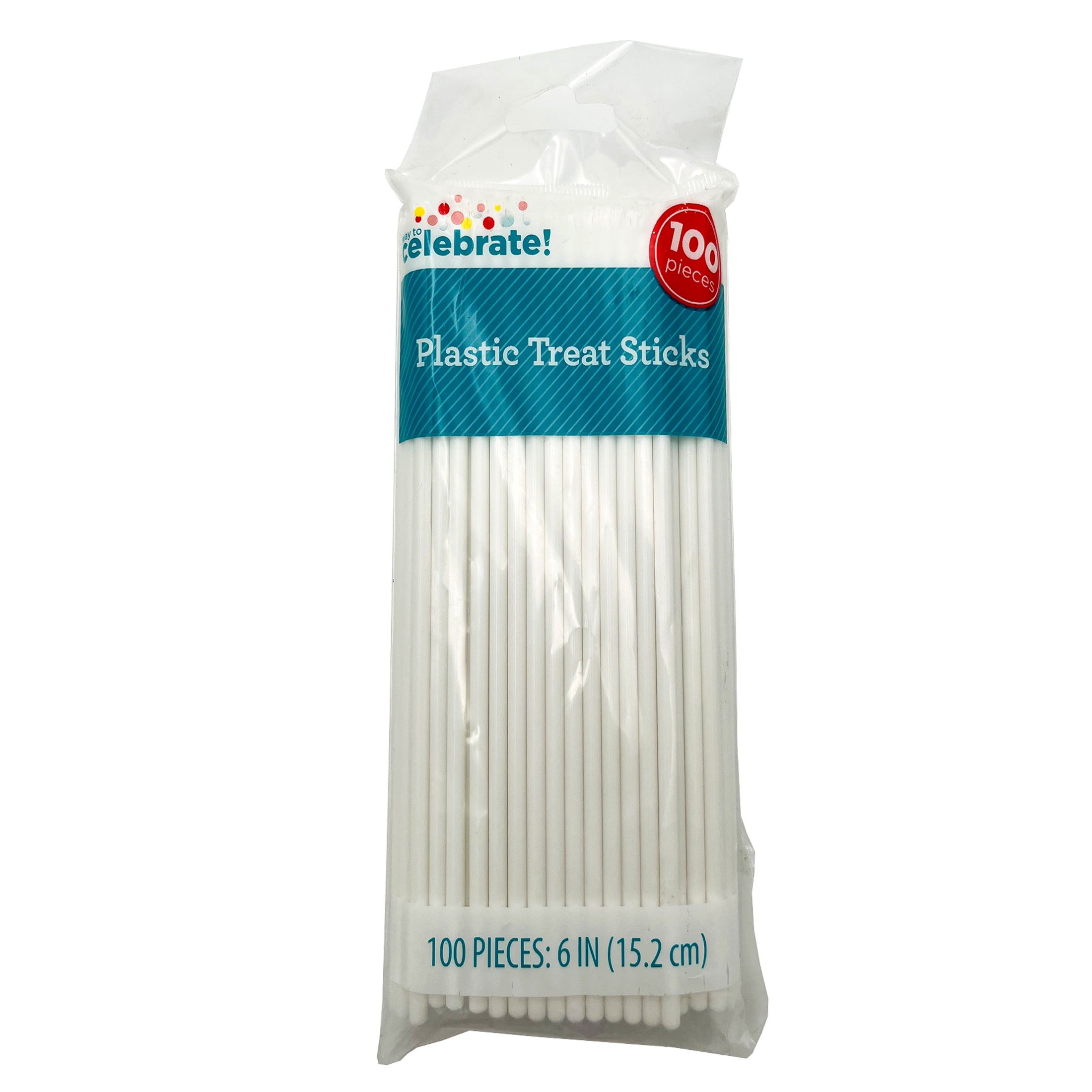 6" Plastic Treat Sticks, 100 Count, by Way To Celebrate