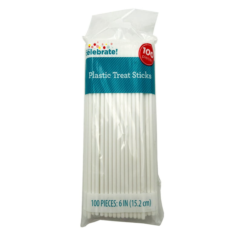 Way to Celebrate! 6 inch Plastic Treat Stick, 100-Count