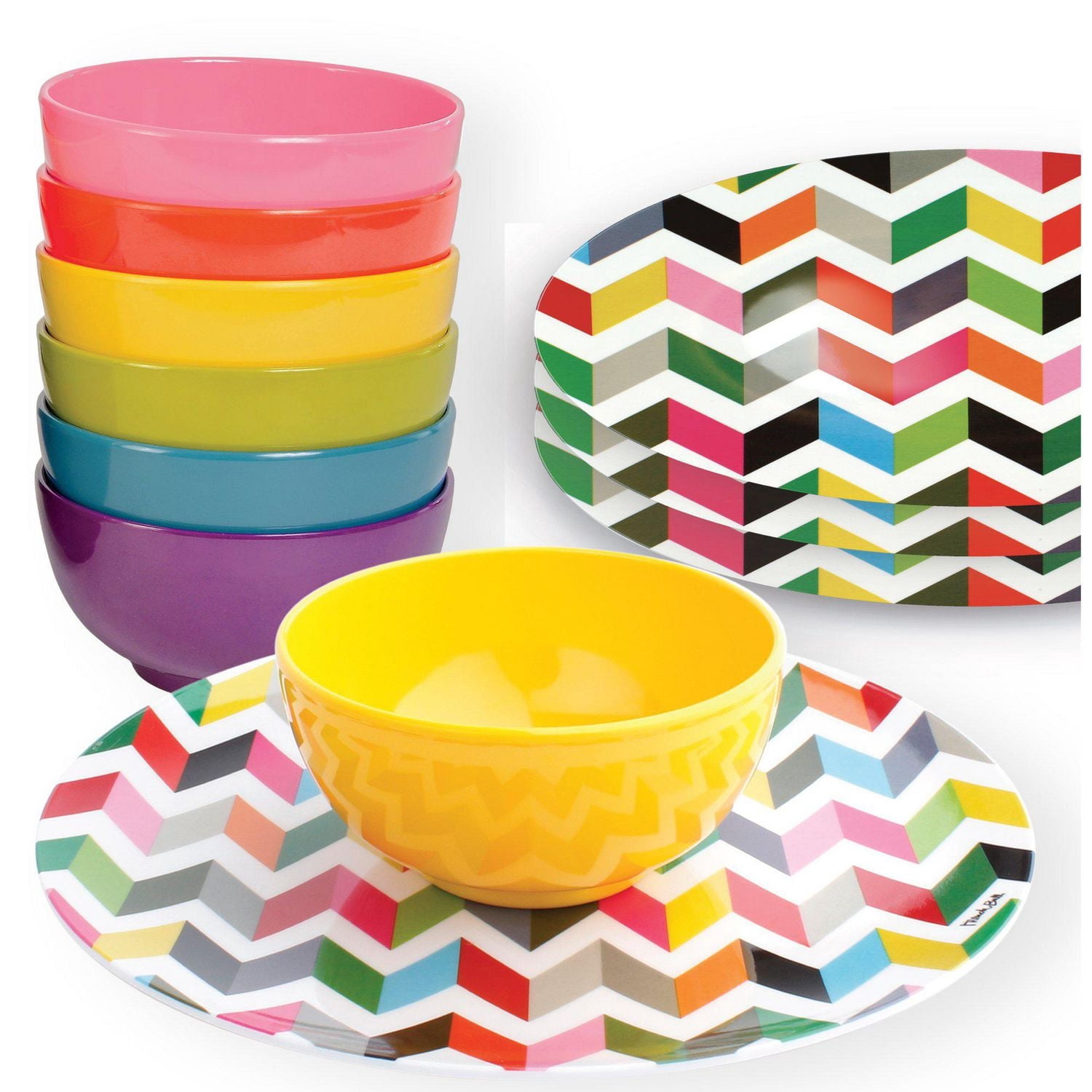 French Bull - 11" Dinner Plate Gift Box Set of 4