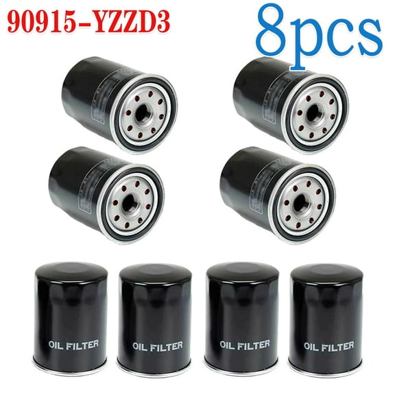 New For Toyota Lexus 4Runner Tundra Tacoma Oil Filter 90915-YZZD3 Set of 8