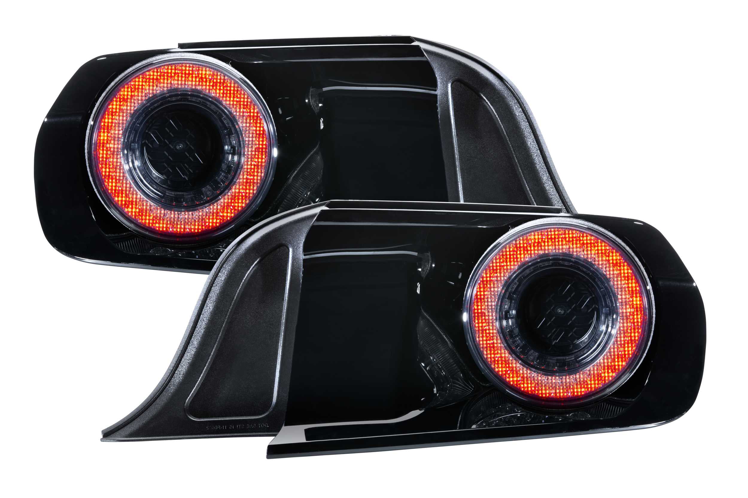 Pair LF413 XB Mustang 2015-2021 Fits Tail Morimoto Smoked Led Ford Lights