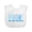 AA-White, variant on Inktastic My First Easter Blue Easter Bunnies Boys or Girls Baby Bib