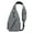 Gray, variant on Sling Bag Crossbody Backpack for Men Women Small Chest Shoulder Bag for Travel Hiking Daypack Black