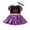 A-Purple, variant on mgoYE Toddler Baby Girl Pumpkin Printed Tutu Dress Long Sleeve Skirt Outfits Clothes with Headband|Dark Purple 1-3 Months