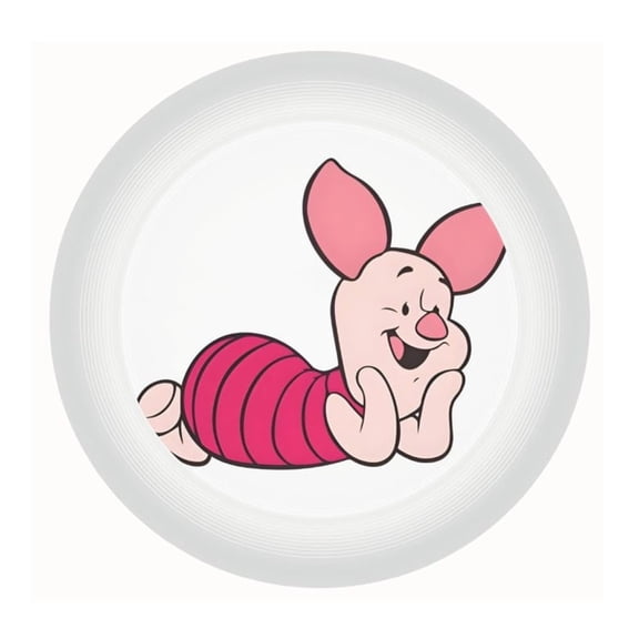 Winnie The Pooh-Piglet Patterned Frisby Slip Resistant And Stable Throw With A Hidden Love For Parent-Child Fun