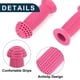 thumbnail image 4 of Empuñaduras de manillar de bicicleta para niños Unique Bargains, cubiertas de 100 mm de largo, suaves, protector de extremo de bicicleta para niños, color rosa, 1 par, 4 of 6