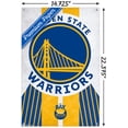 thumbnail image 3 of NBA Golden State Warriors - Logo 19 19 Wall Poster with Pushpins, 14.725" x 22.375", 3 of 3