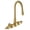 Brushed Brass, variant on Kingston Brass AET300-7 Aqua Vintage Tub Faucet Body without Handle, Brushed Brass