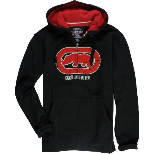 Ecko Unltd. Sudadera con capucha y cremallera completa para hombre, negro, extra pequeño Ecko Unltd. Sudadera
