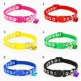 thumbnail image 2 of Fysho Pet Cat Dog Collar Adjustable Necklace Shaped Footprint With Bells, 2 of 5