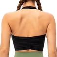 thumbnail image 1 of Sujetador deportivo halter para mujer - Bralette de yoga a prueba de golpes, material de nailon, tallas S-XXL, 1 of 7