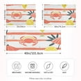 thumbnail image 2 of Yayeee Pillowcase King Size Set of 2 Satin Wrinkle Resistant Pillow Case, Striped Crab, 2 of 7