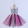 thumbnail image 7 of Oiyii Big Girl's Halloween Cow Print Dress Spaghetti Strap Tutu Holiday Dresses Party Animal Dresses,Hot Pink, 7 of 7