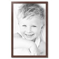 thumbnail image 2 of ArtToFrames 29" x 46" Honors Mahogany with Gold Picture Frame, 29x46 inch Brown Wood Poster Frame (WOM-5156), 2 of 7