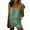 Green, variant on VBVC Women's 2 Piece Cotton-Linen Outfit Sets,Square Neck Sleeveless Tank Top and Shorts For Women,Ladies Side Slit Loungewear with Pockets,Black,S-3XL
