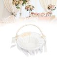 thumbnail image 4 of Flower&nbsp;Basket, 24.5x22cm Lace Hand Weaved Decorative Wedding Basket For Camera Props ANGGREK Otros, 4 of 8